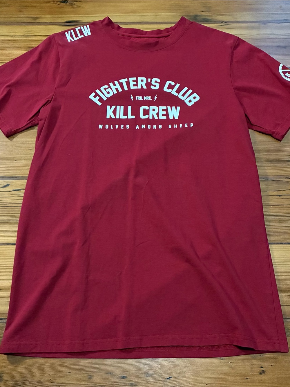 Kill Crew Red 'Fighter's Club' Shirt Sz M